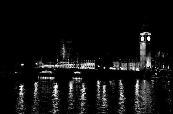 Houses of Parliament and Big Ben over the Thames